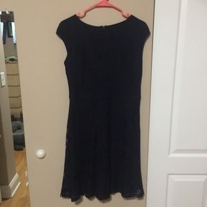 Wisp Navy Blue Lace Dress